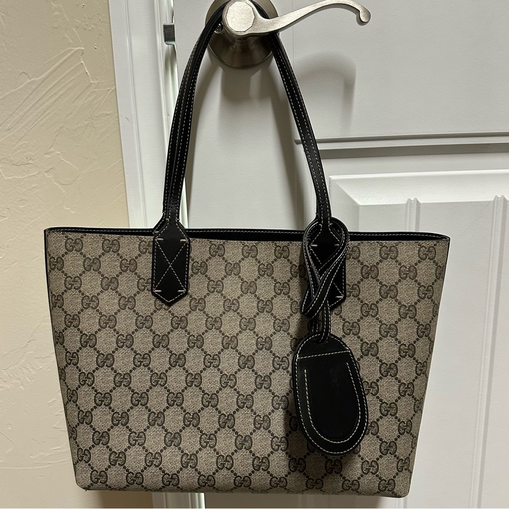 Authentic Gucci GG reversible small tote